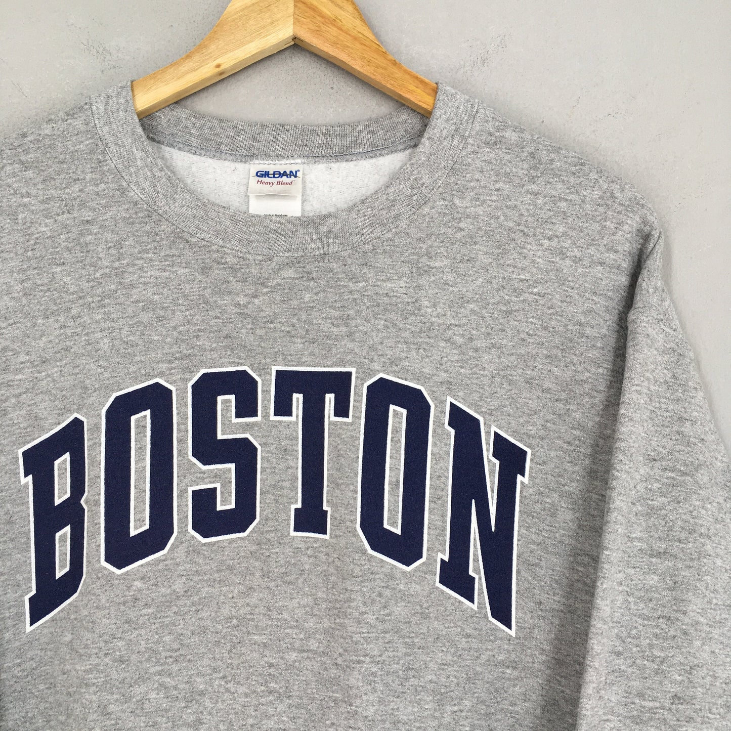 Boston State Gray Sweatshirt Medium