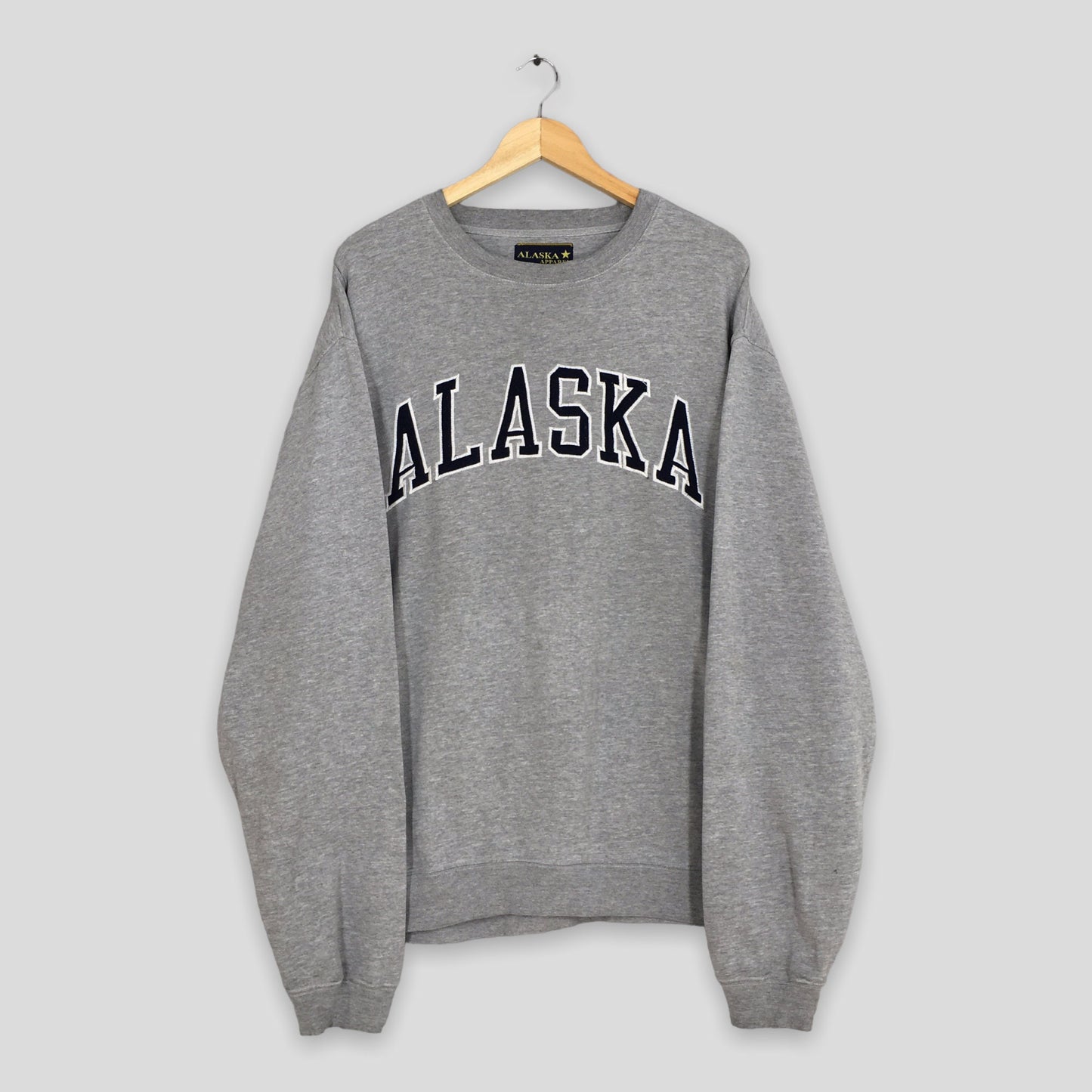 Alaska Usa American Gray Sweatshirt Medium