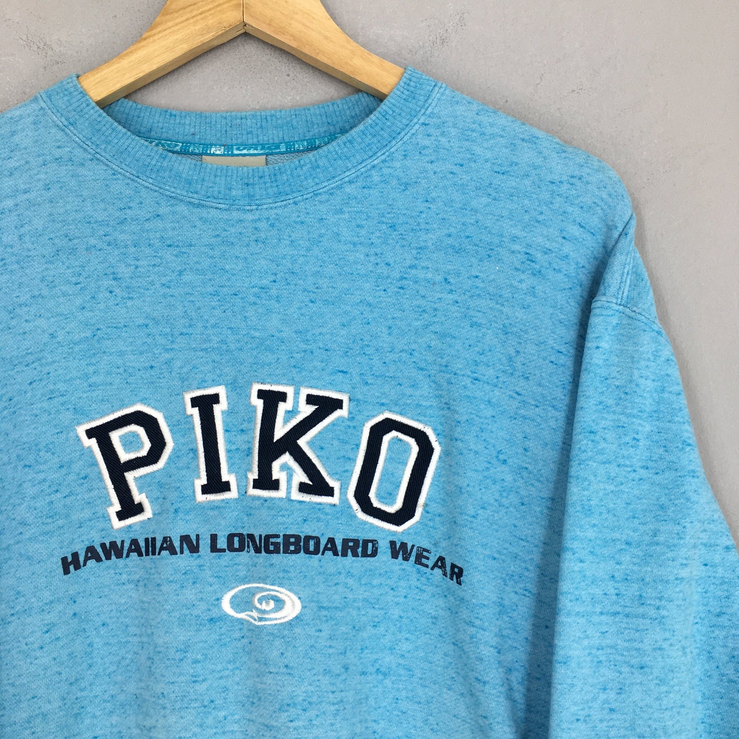 Piko Surf Blue Crewneck Surfing Sweater Medium