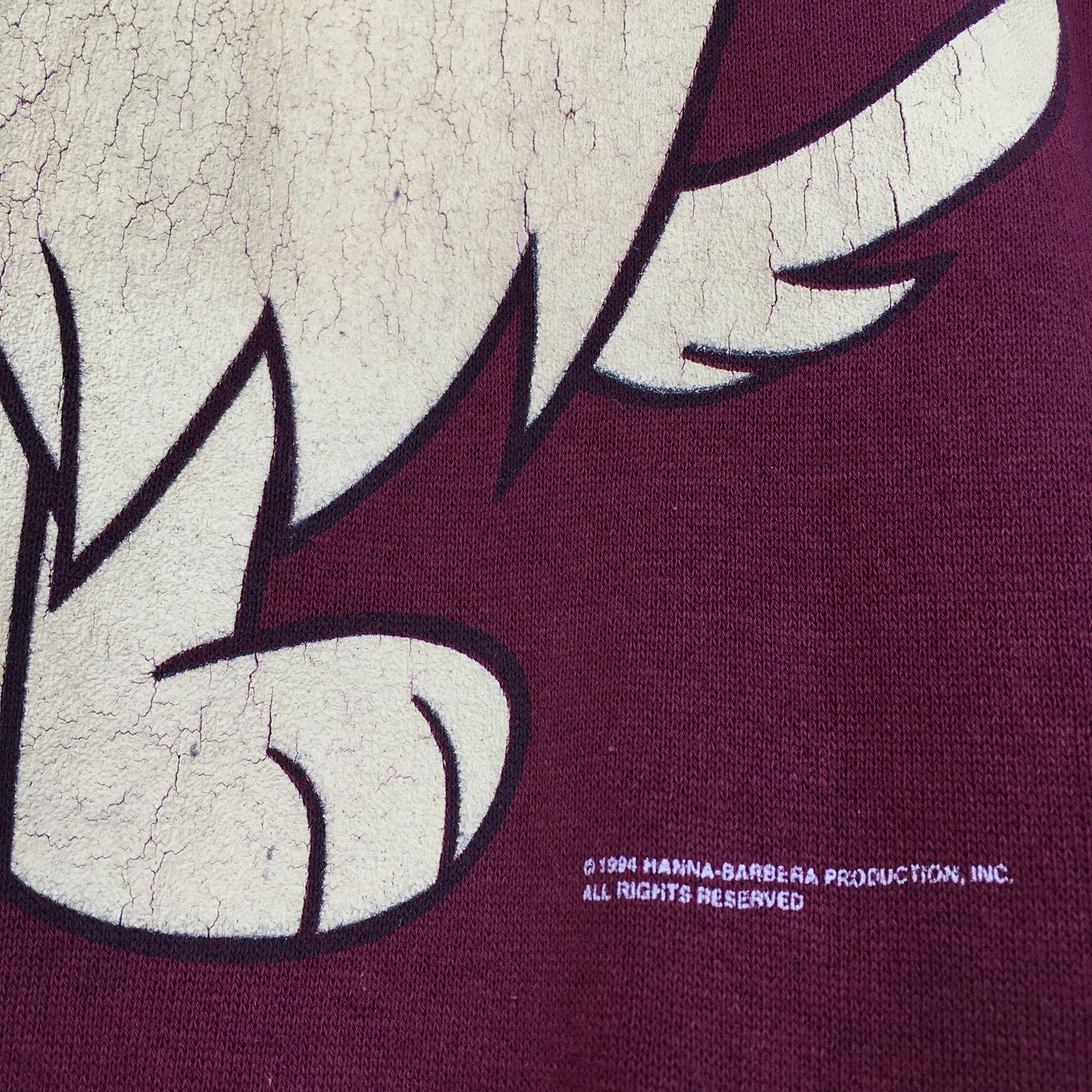 Dastardly & Muttley Dog Cartoon Red Sweatshirt Large