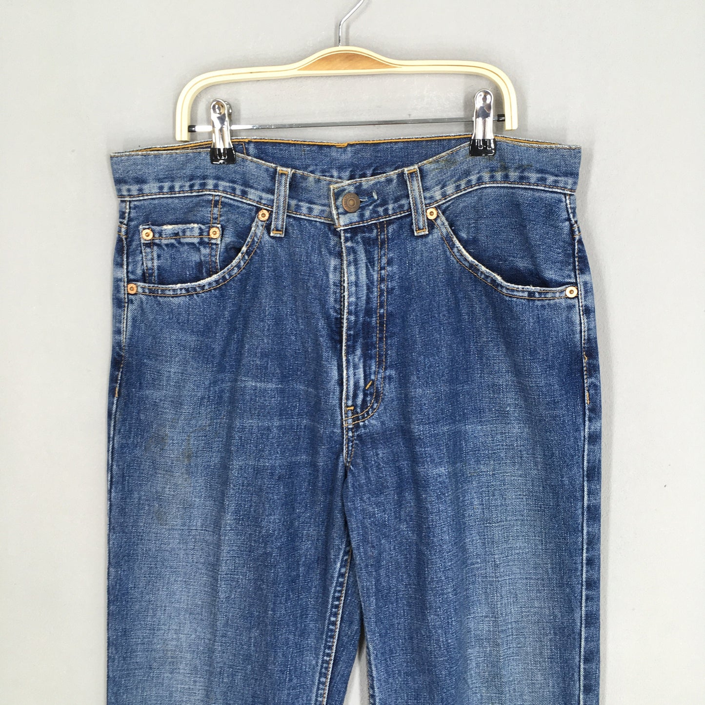 Levi's 517 Faded Blue Bootcut Jeans Size 31x34