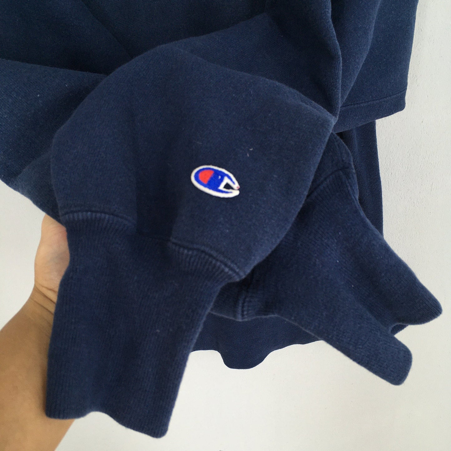 Champion Script Logo Reverse Weave Sweatshirt Large