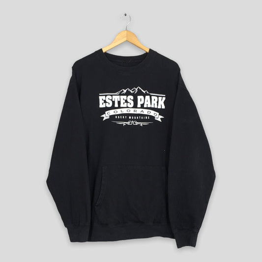 Colorado Estes Park Black Sweatshirts Large