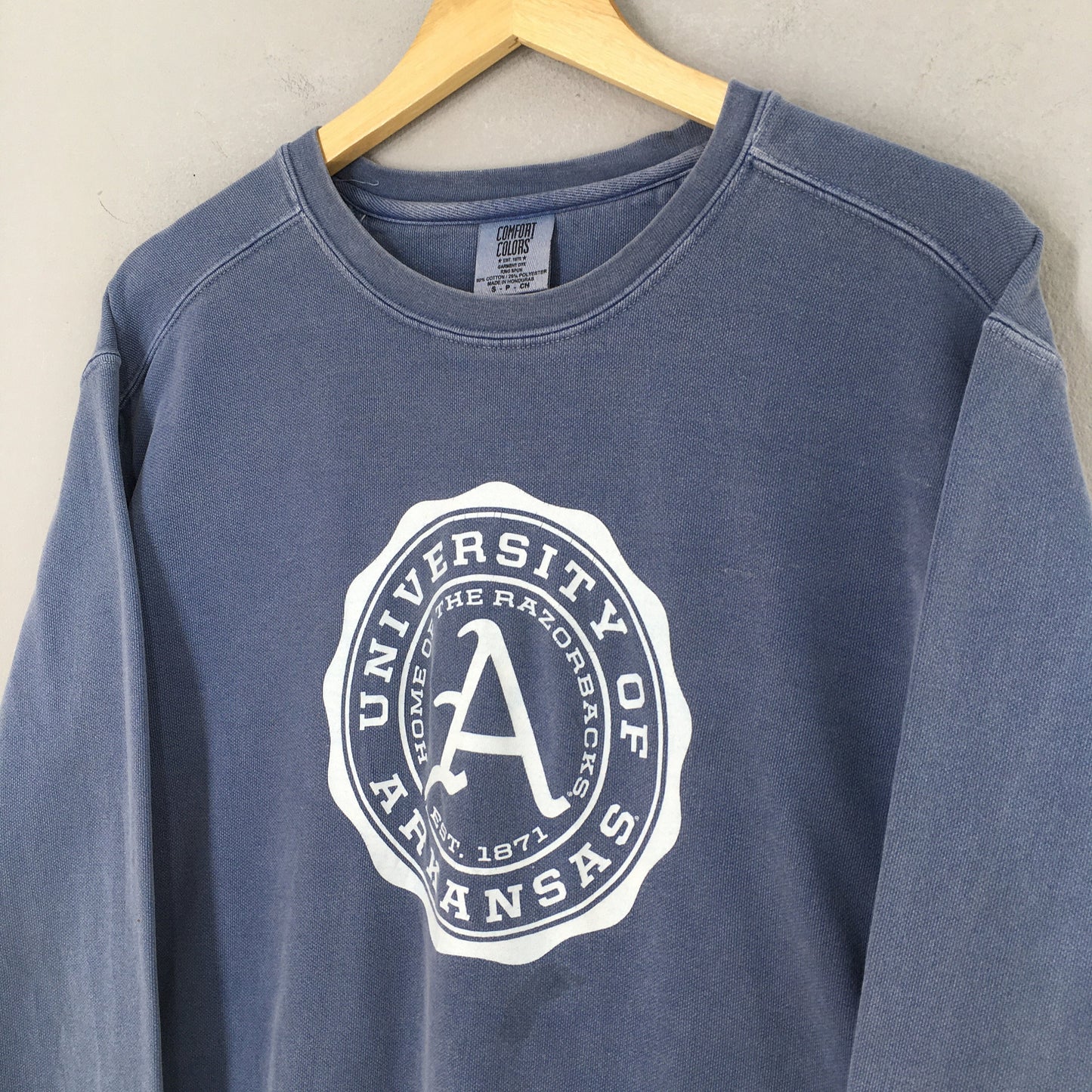 Arkansas University Blue Sweatshirt Small