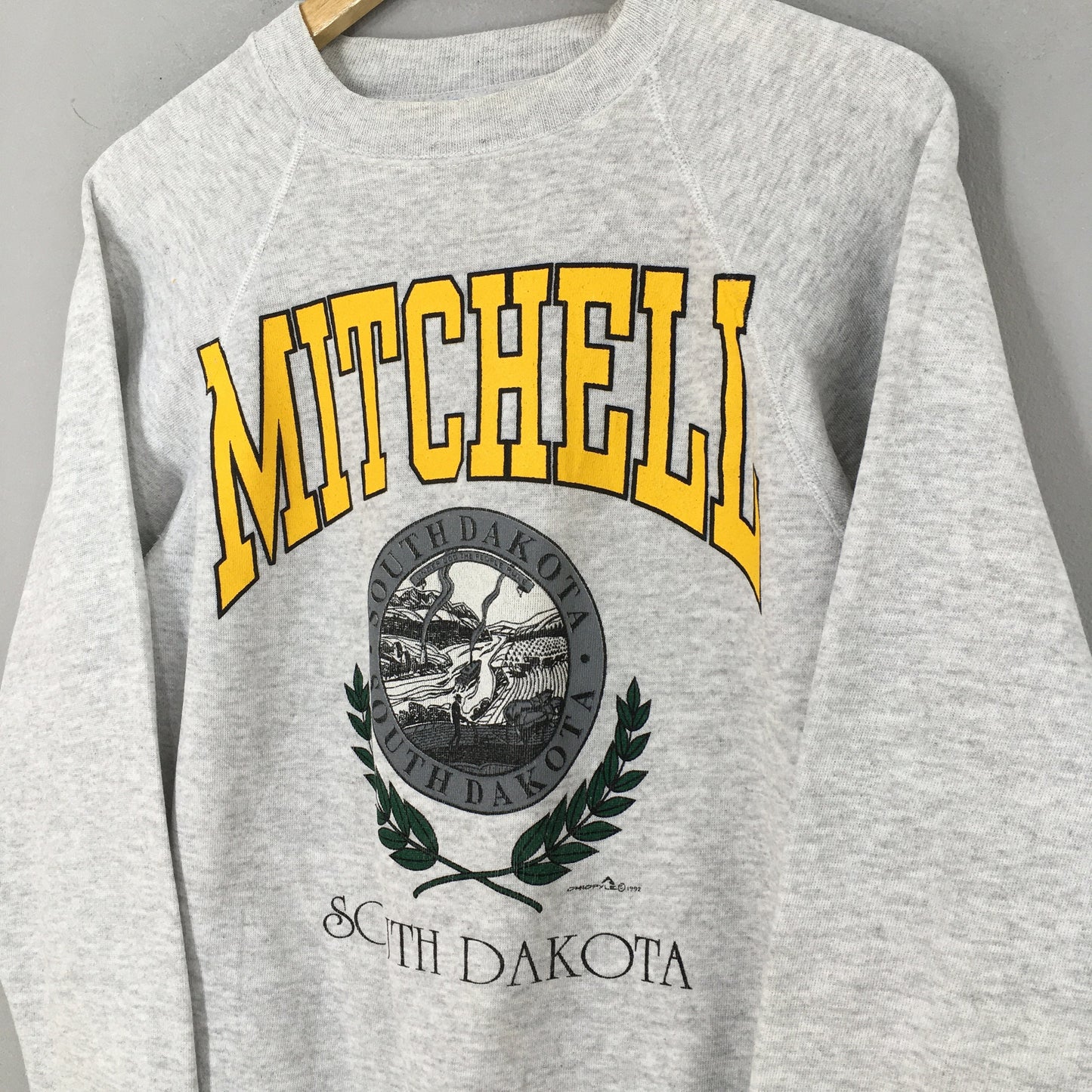 Mitchell South Dakota Gray Sweatshirt Large