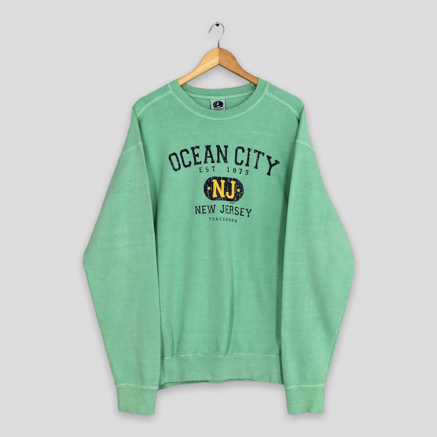 Ocean City New Jersey Green Sweatshirt Medium