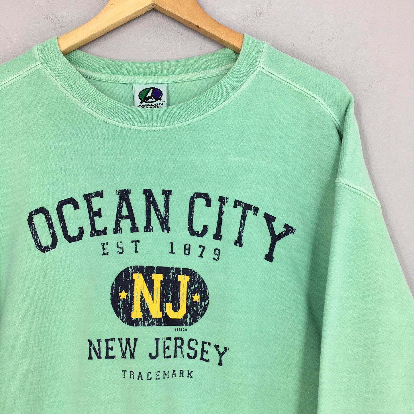 Ocean City New Jersey Green Sweatshirt Medium