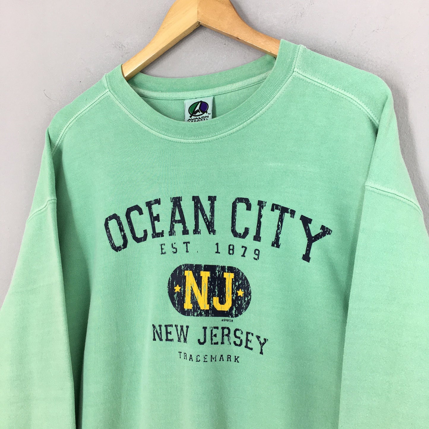 Ocean City New Jersey Green Sweatshirt Medium