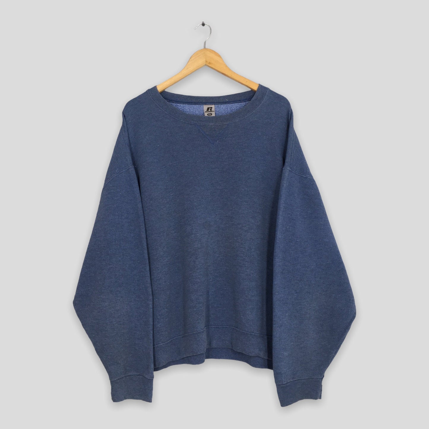 Russell Athletic Plain Blue Sweatshirt XLarge