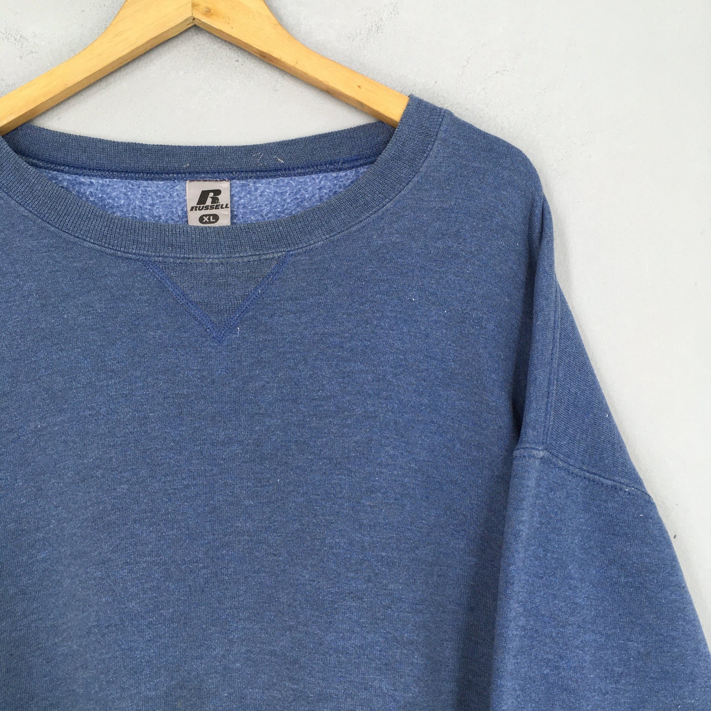 Russell Athletic Plain Blue Sweatshirt XLarge