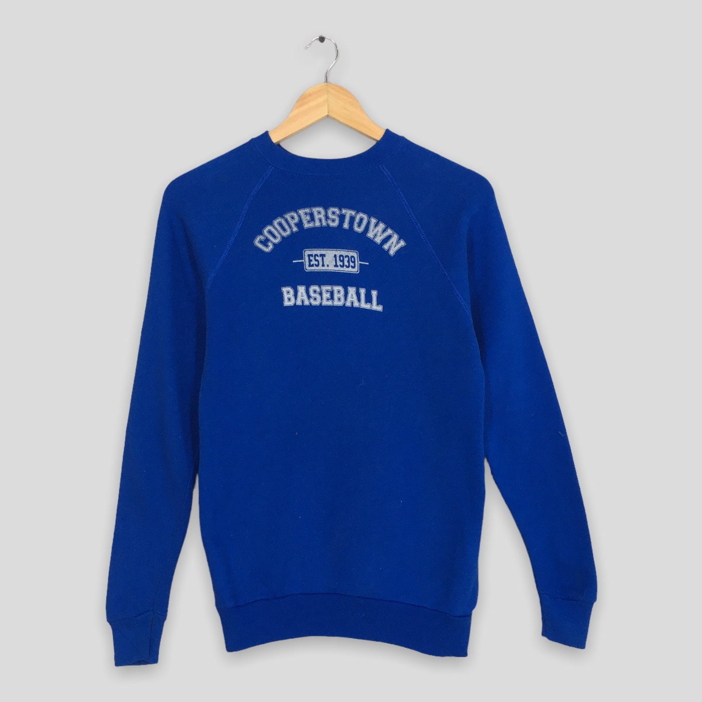 Cooperstown Baseball Blue Sweatshirt XSmall