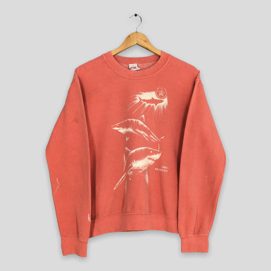 Obey Neversleep Shark Sweatshirt Small