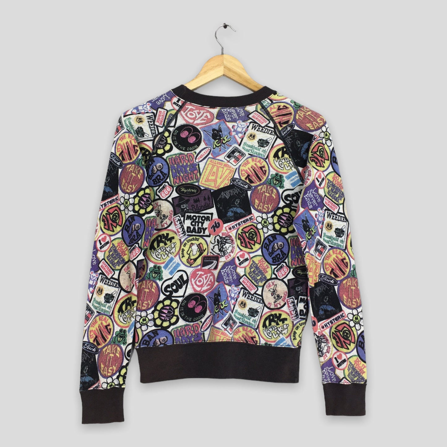 Hysteric Glamour All Over Printed Sweatshirt XSmall