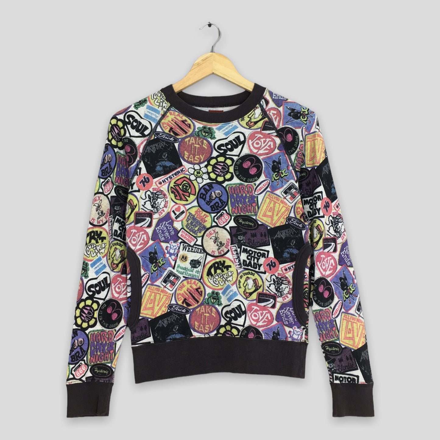 Hysteric Glamour All Over Printed Sweatshirt XSmall