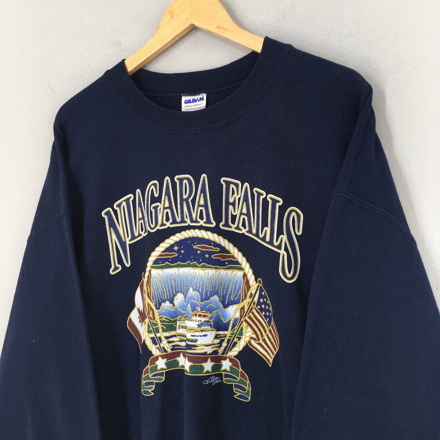 Niagara Falls Blue Sweatshirt XLarge