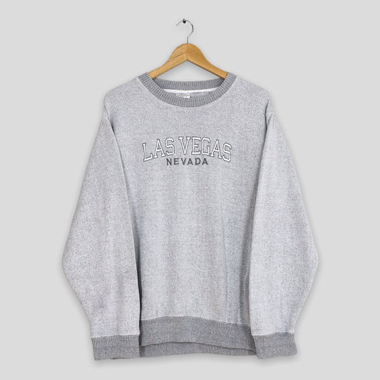 Las Vegas Nevada Gray Sweatshirt Large