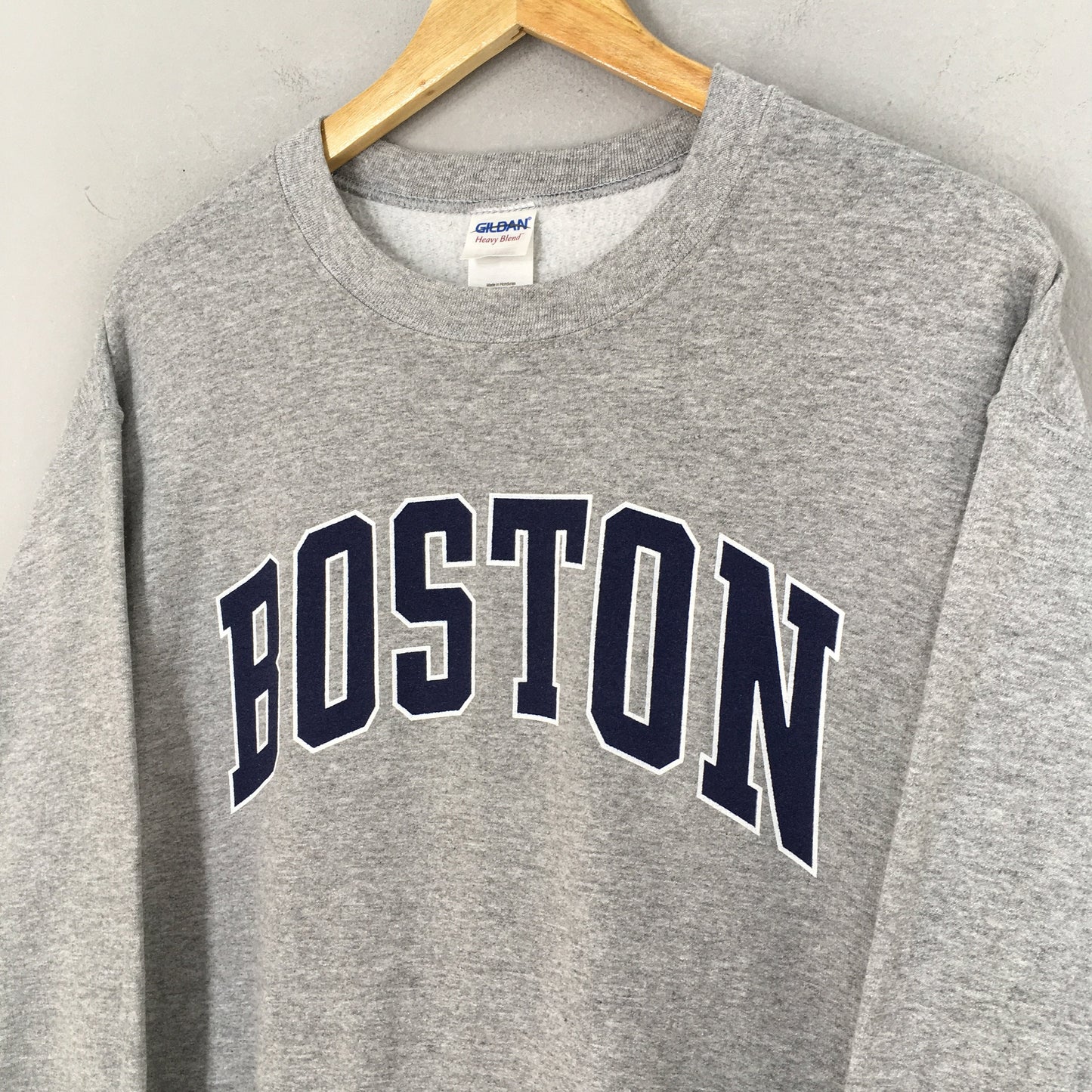 Boston State Gray Sweatshirt Medium