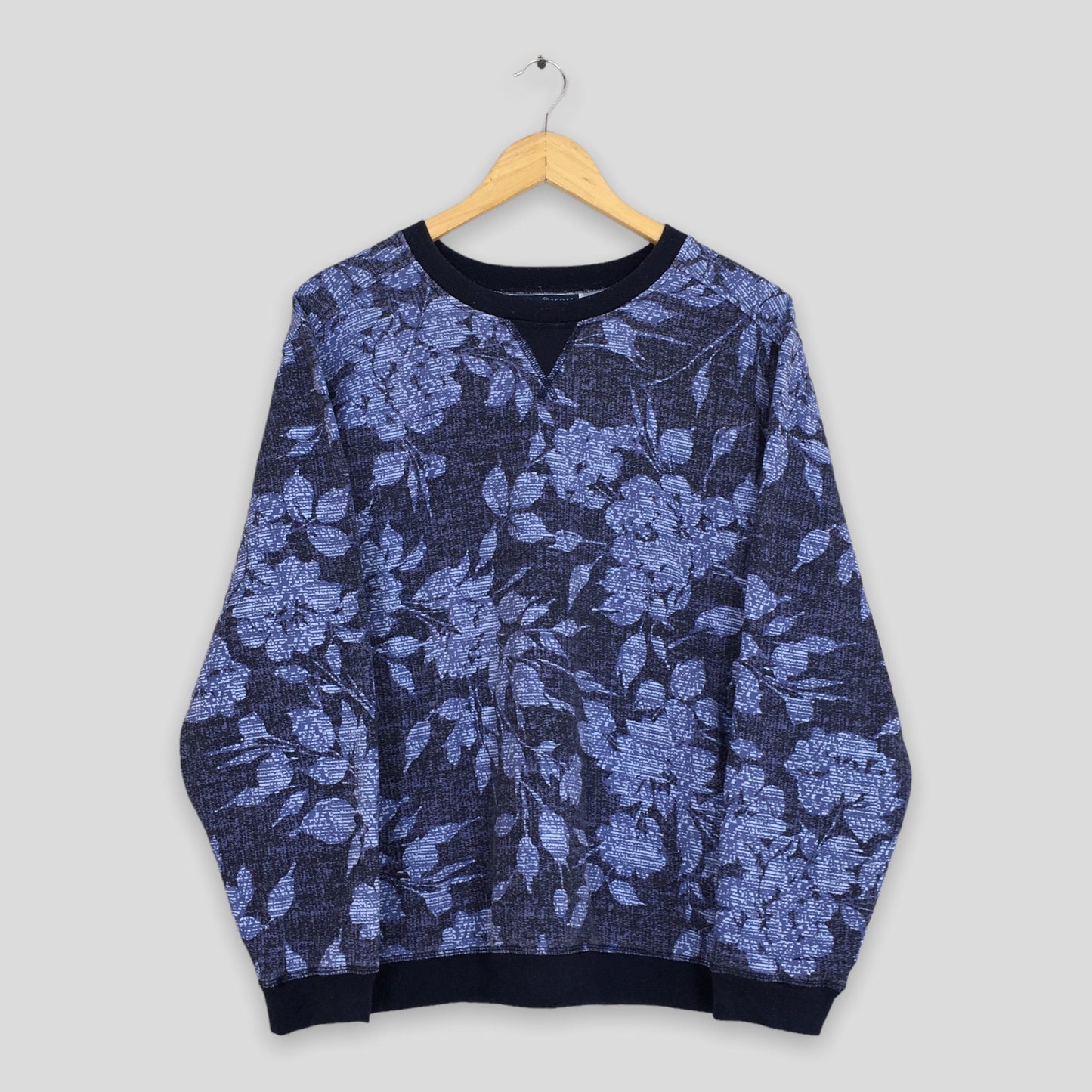 Pop Art Floral Sweatshirt Women Large