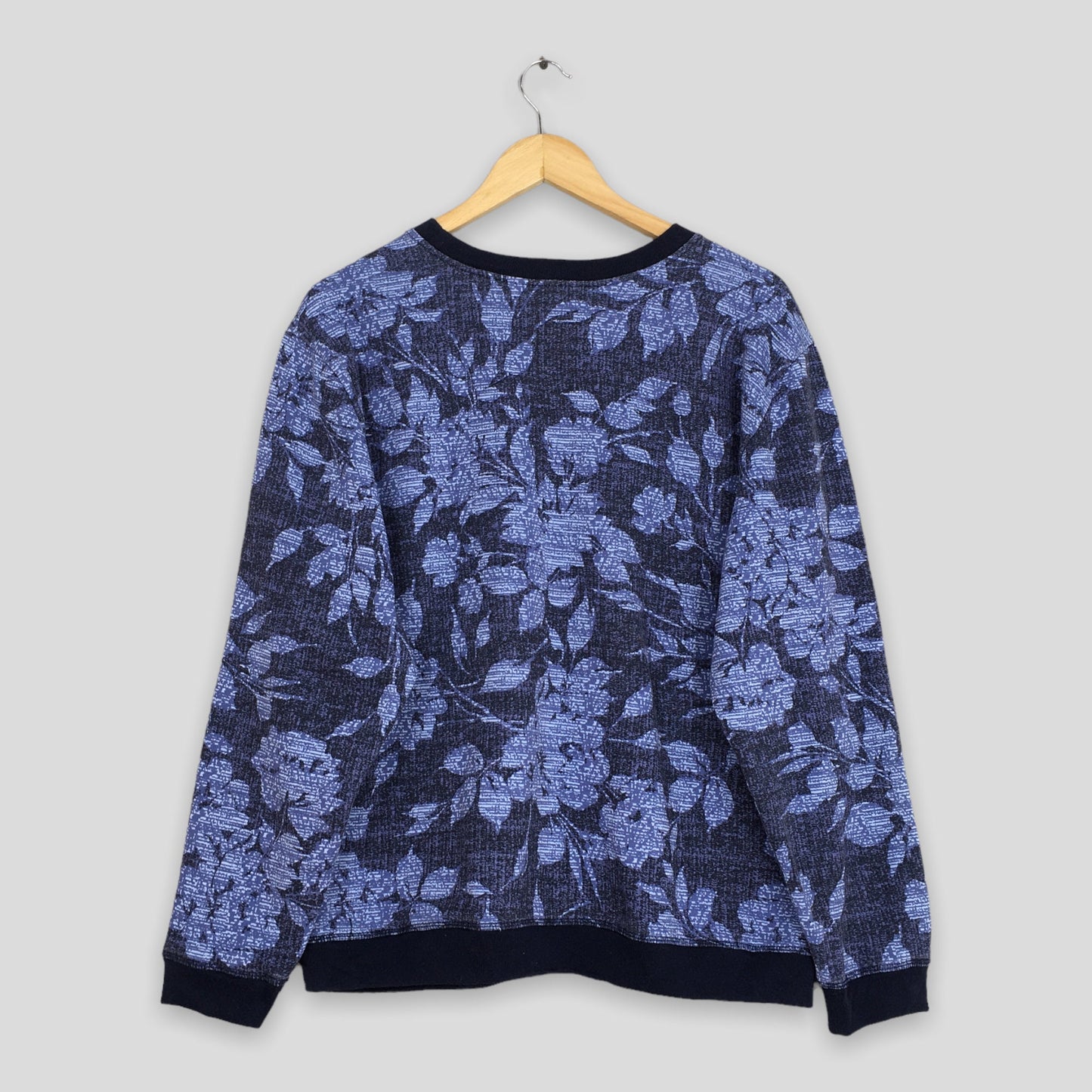 Pop Art Floral Sweatshirt Women Large