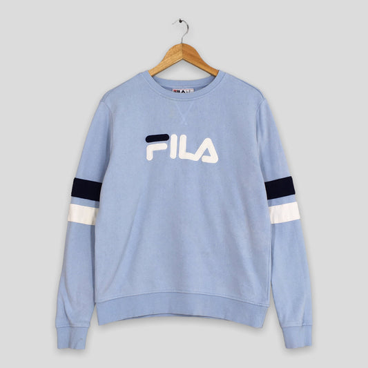 Fila Italia Light Blue Sweatshirt Medium