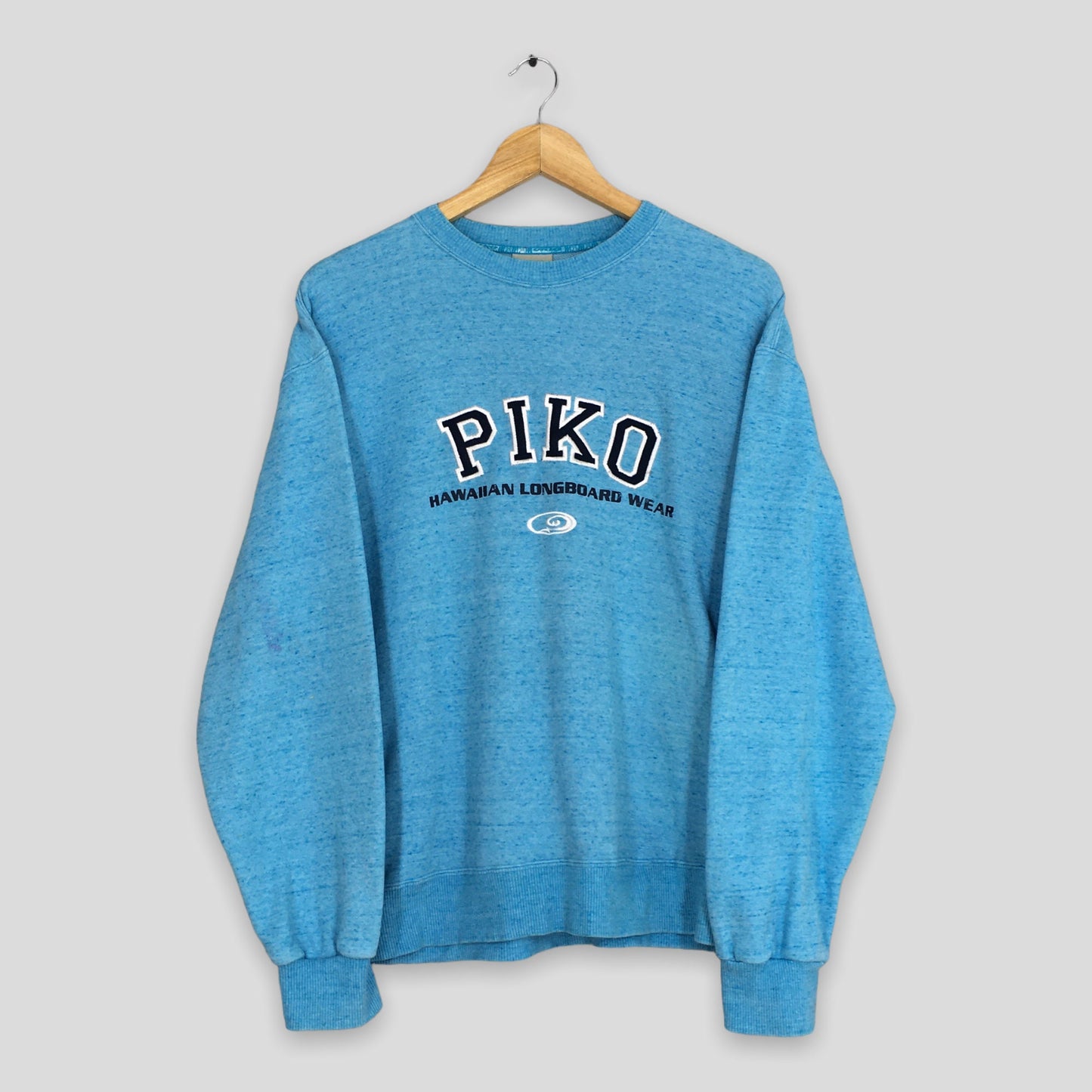 Piko Surf Blue Crewneck Surfing Sweater Medium