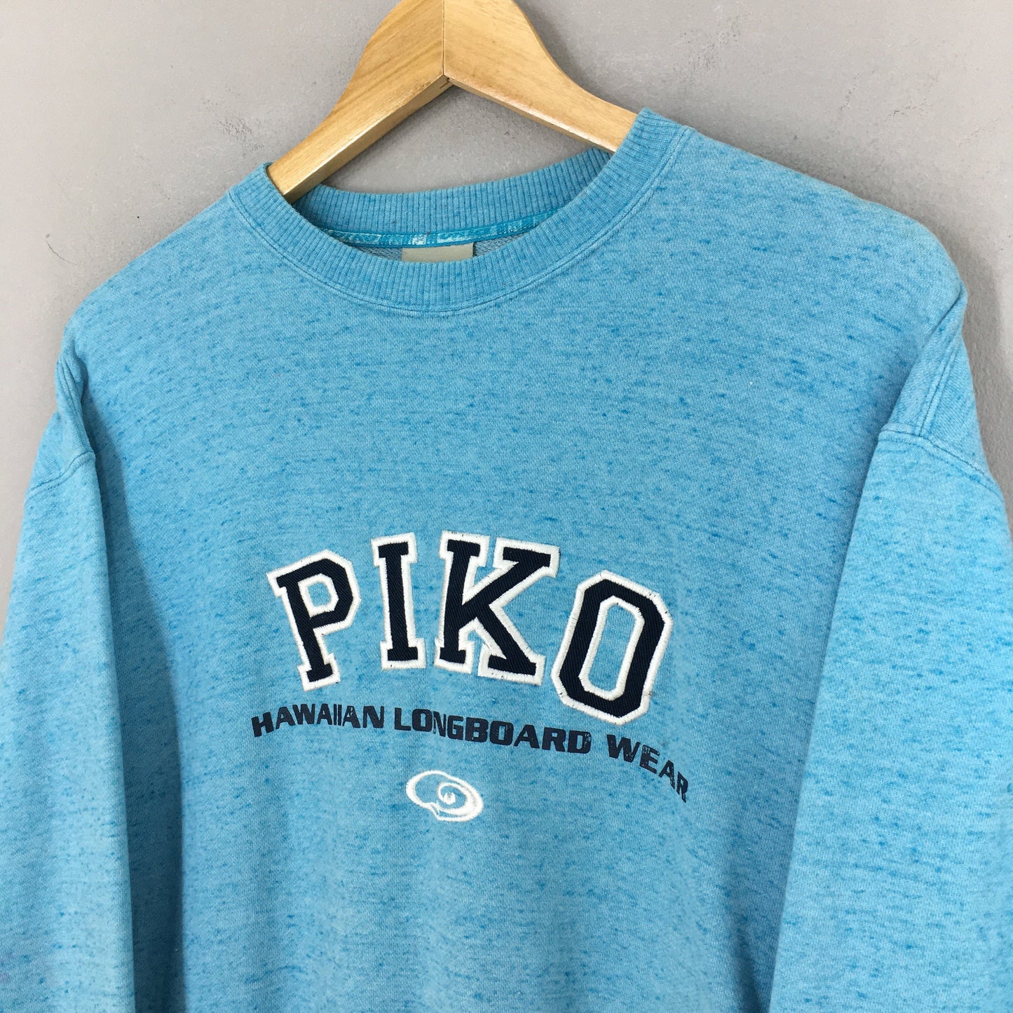 Piko Surf Blue Crewneck Surfing Sweater Medium