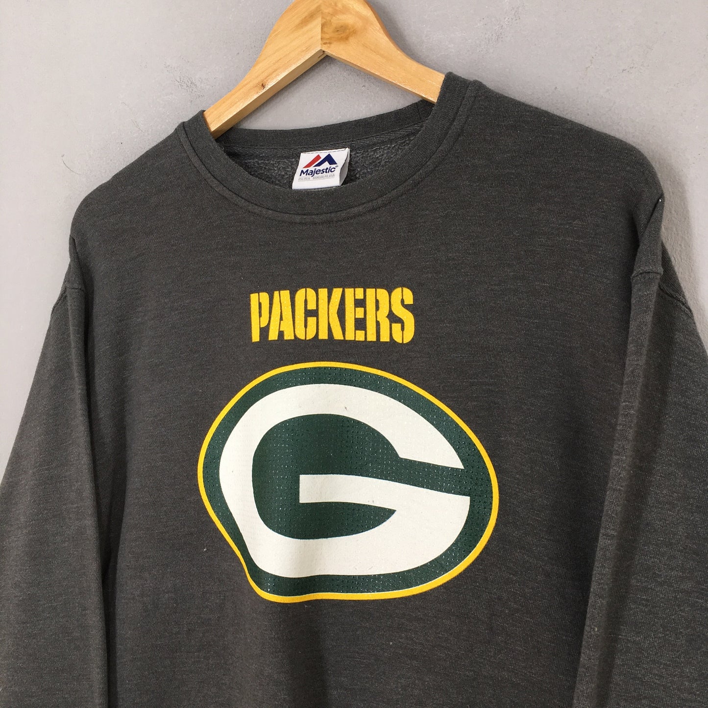 Green Bay NFL Packers Gray Sweater XLarge