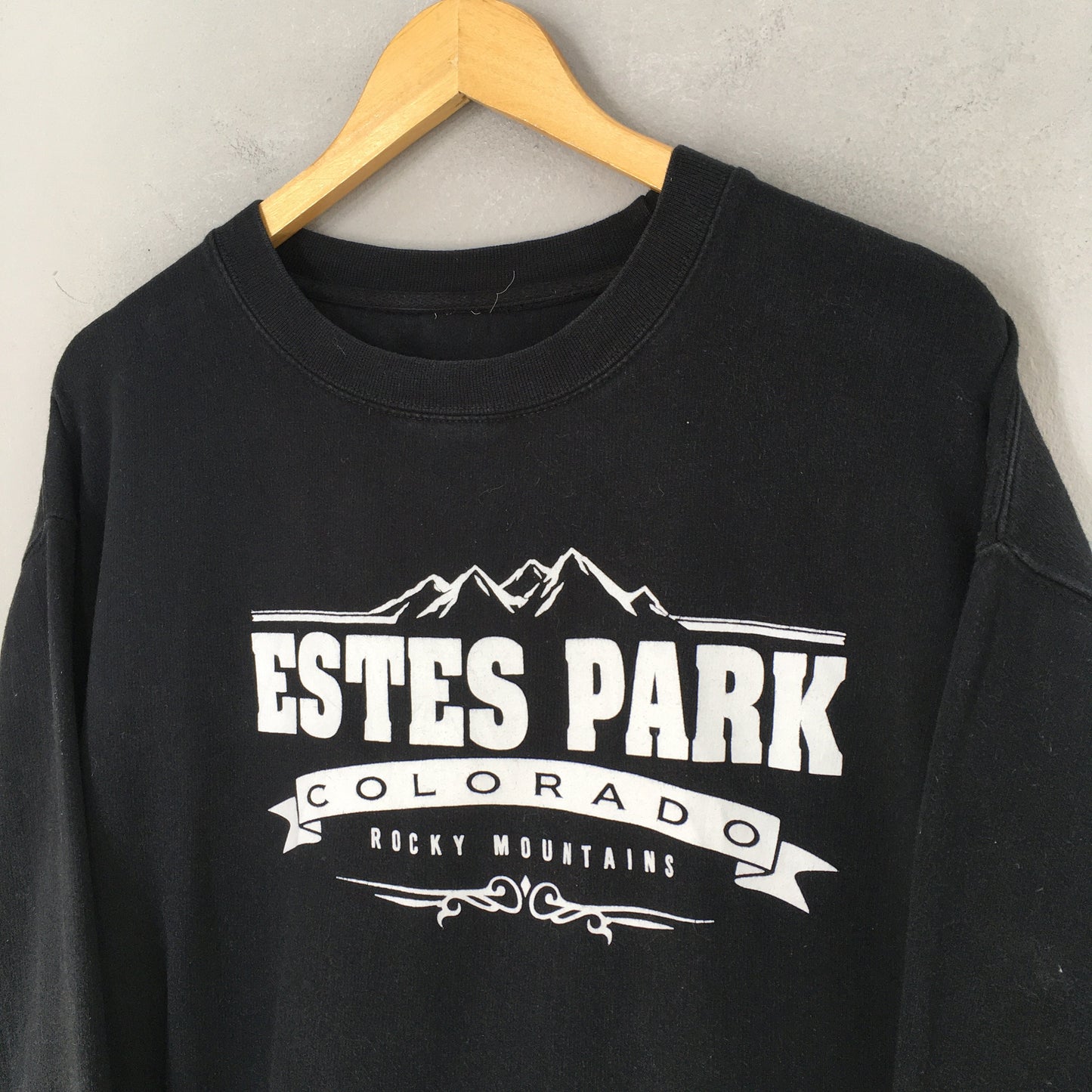 Colorado Estes Park Black Sweatshirts Large