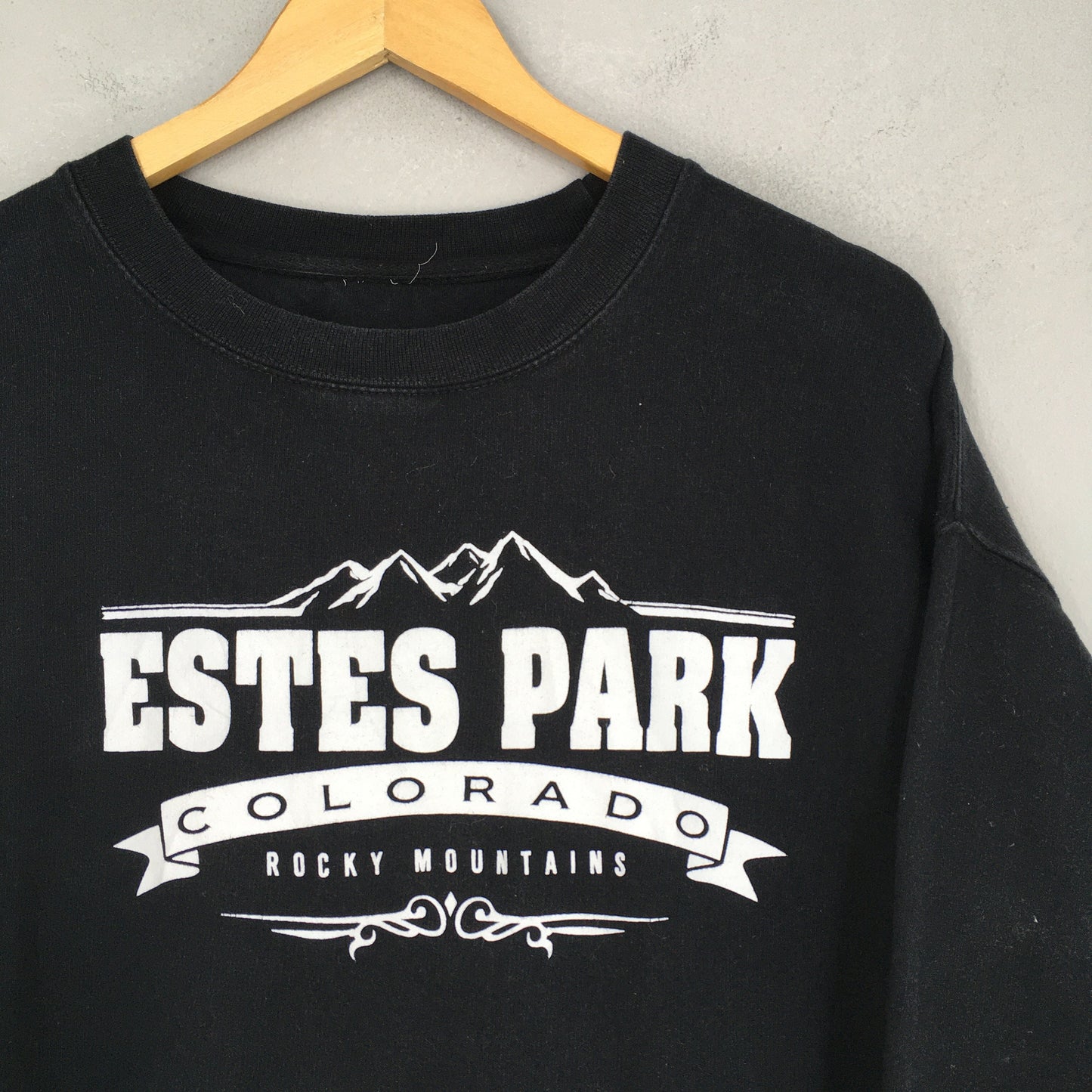 Colorado Estes Park Black Sweatshirts Large