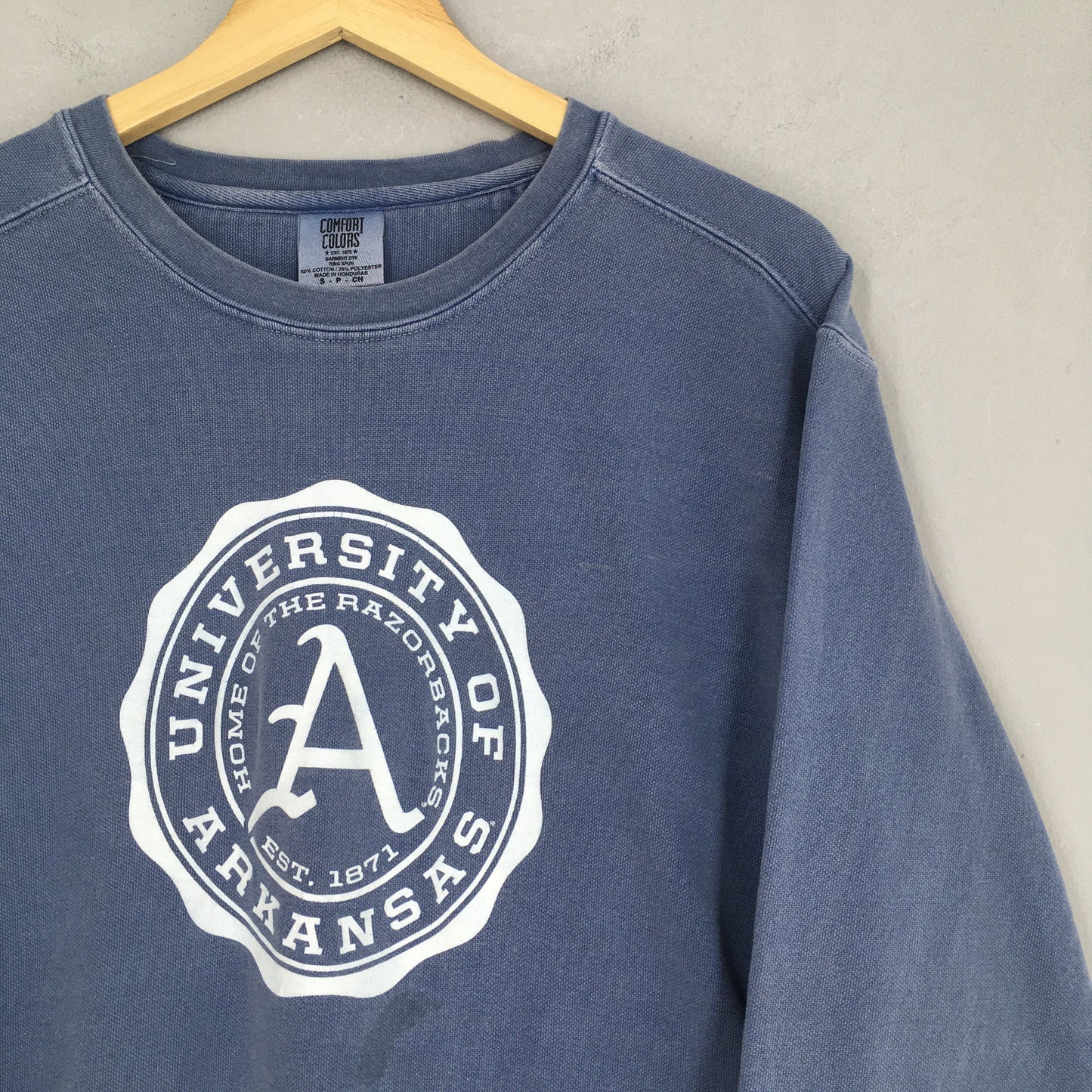 Arkansas University Blue Sweatshirt Small