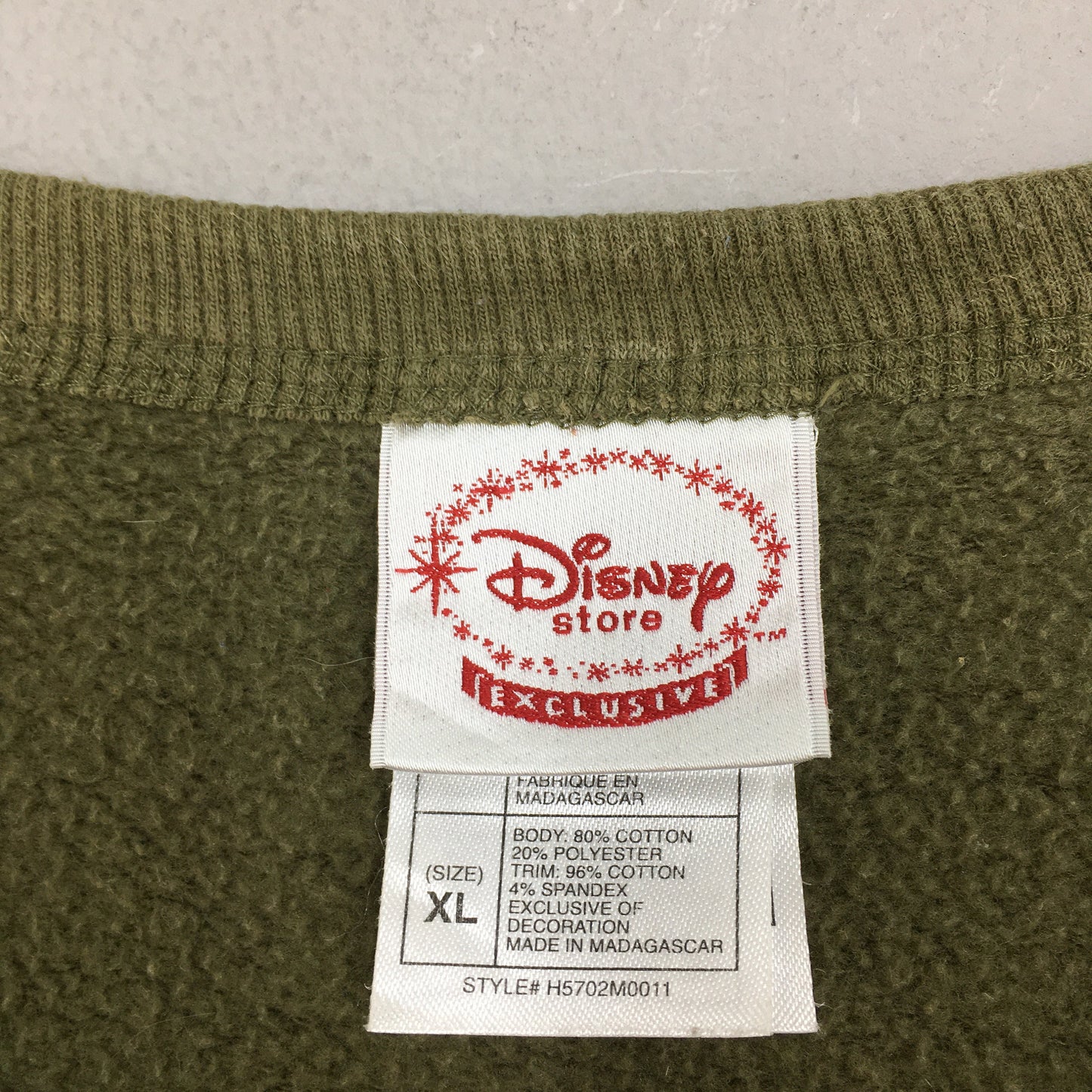 Grumpy Dopey 7 Dwarf Sweatshirts Green XLarge