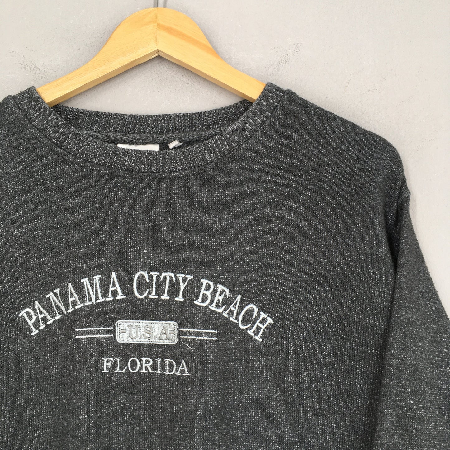 Panama City Beach Gray Sweatshirts Medium