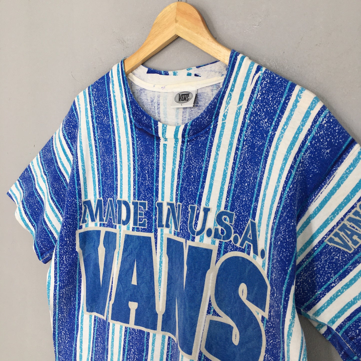 Vans Usa Stripes T shirt Large