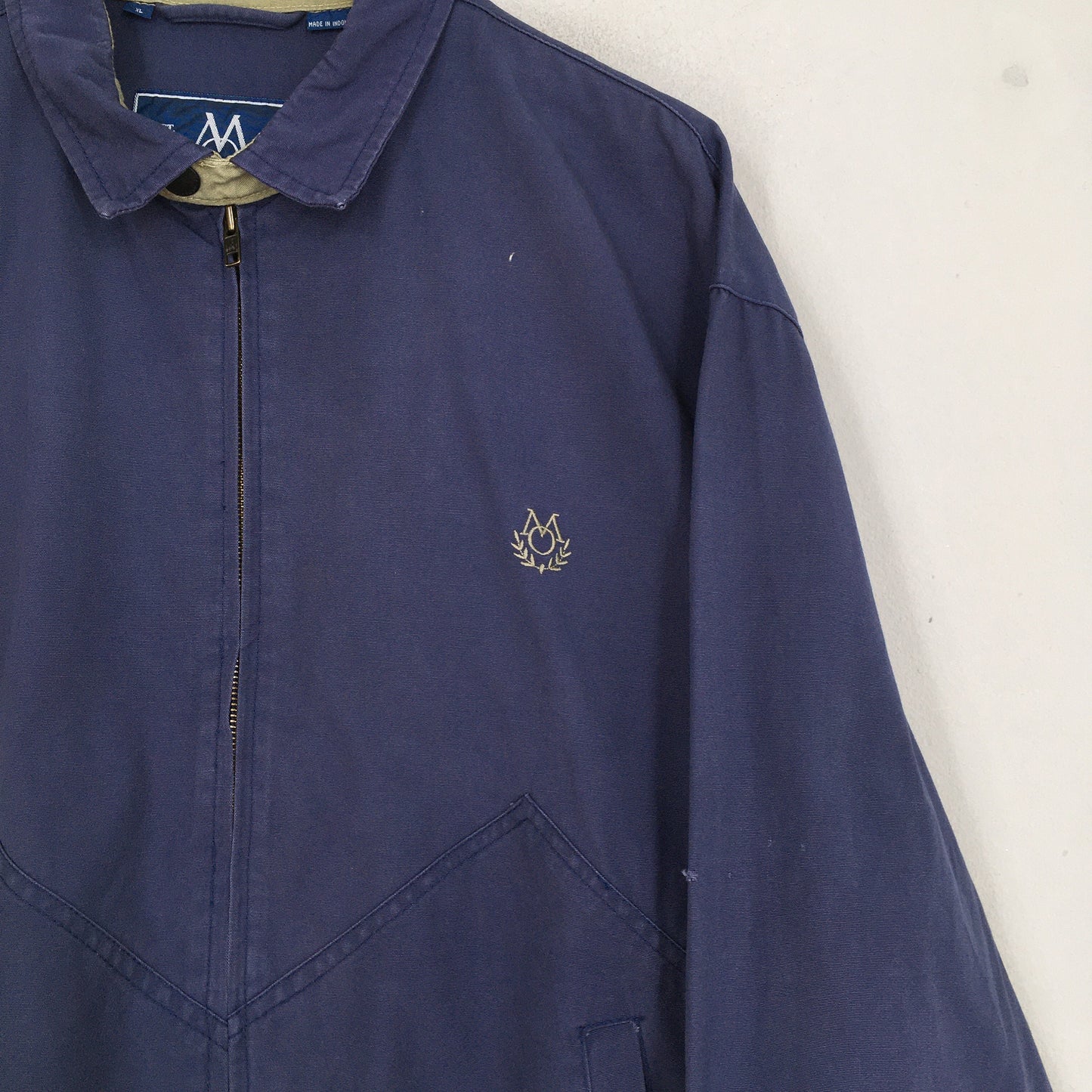 Members Only Harrington Blue Jacket XLarge