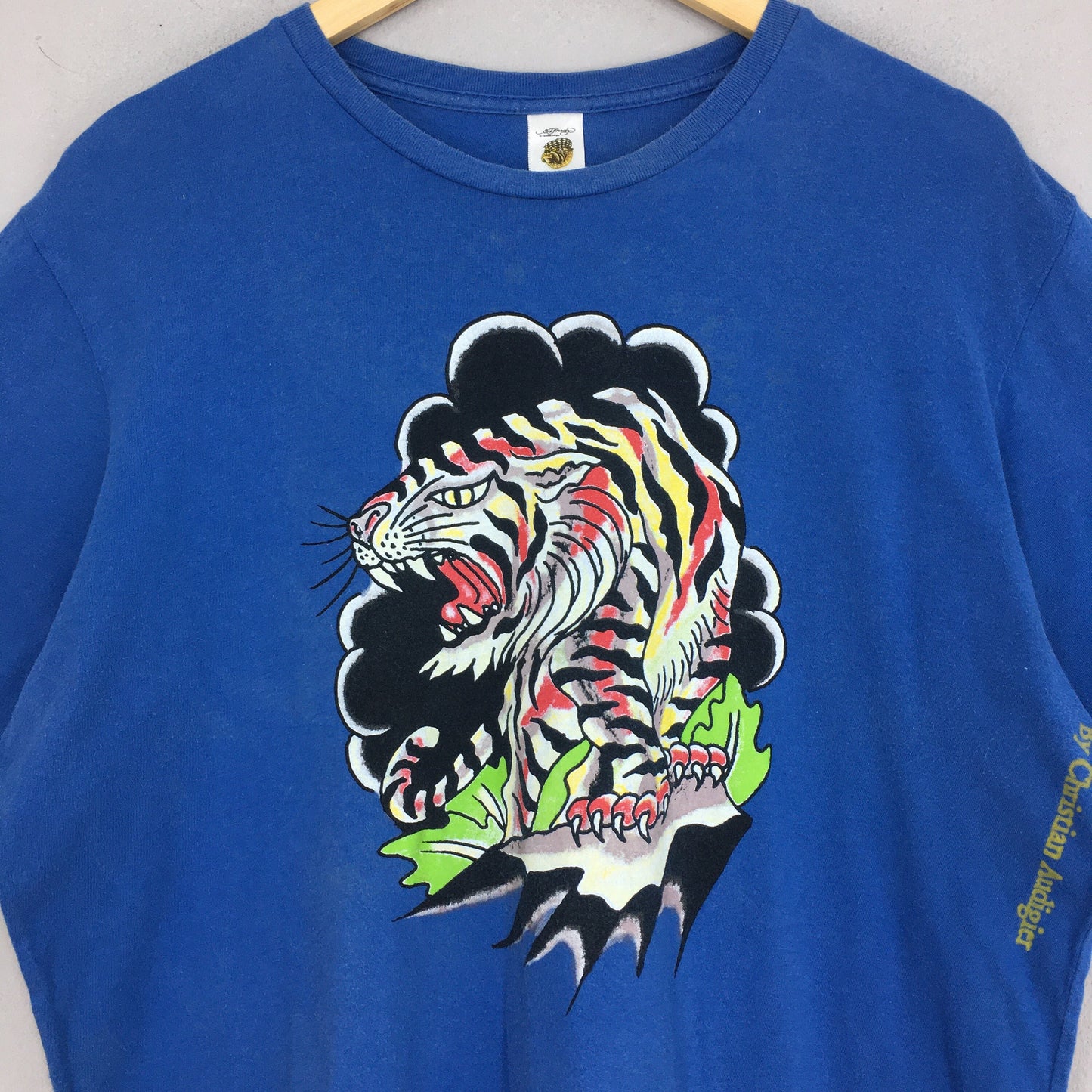 Don Ed Hardy By Christian Audiegier Tiger Tattoo T shirt XLarge