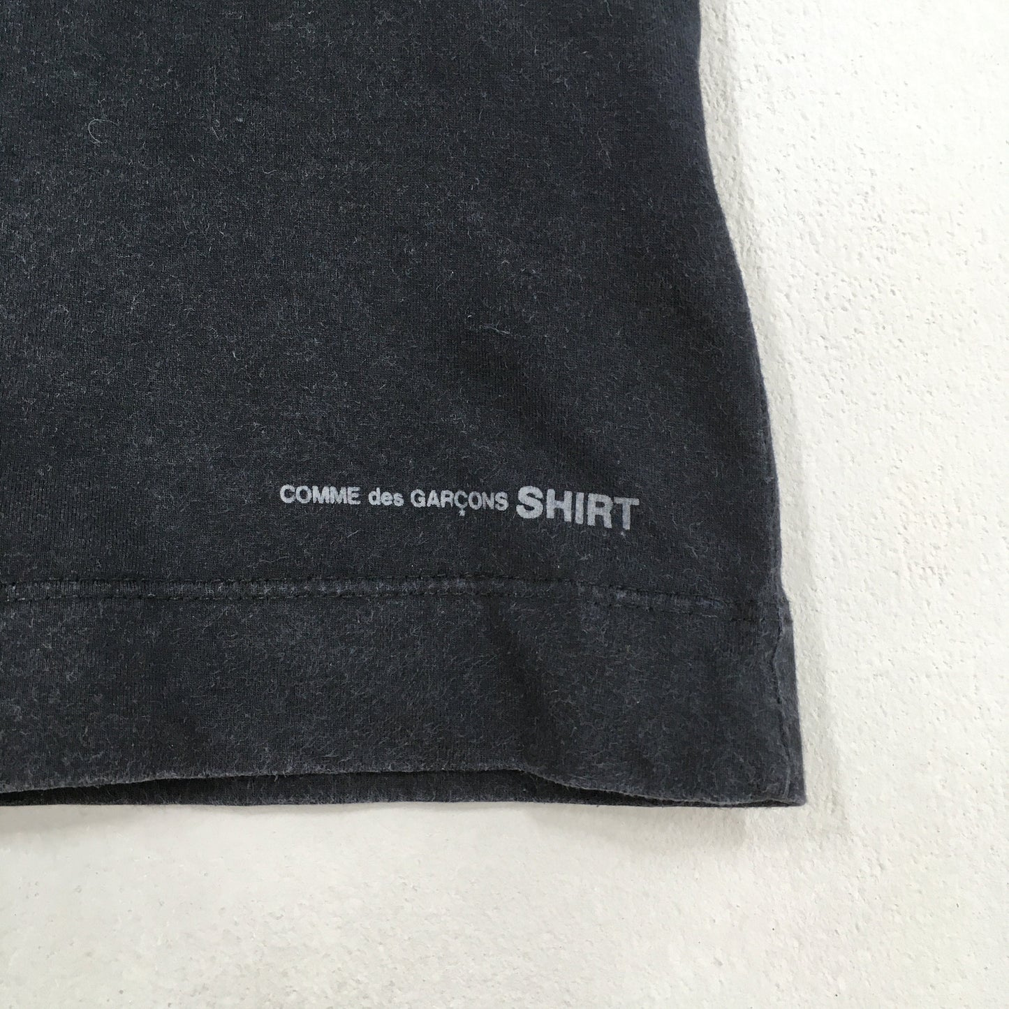 Comme Des Garcons Abstratct Blue Tshirt Large