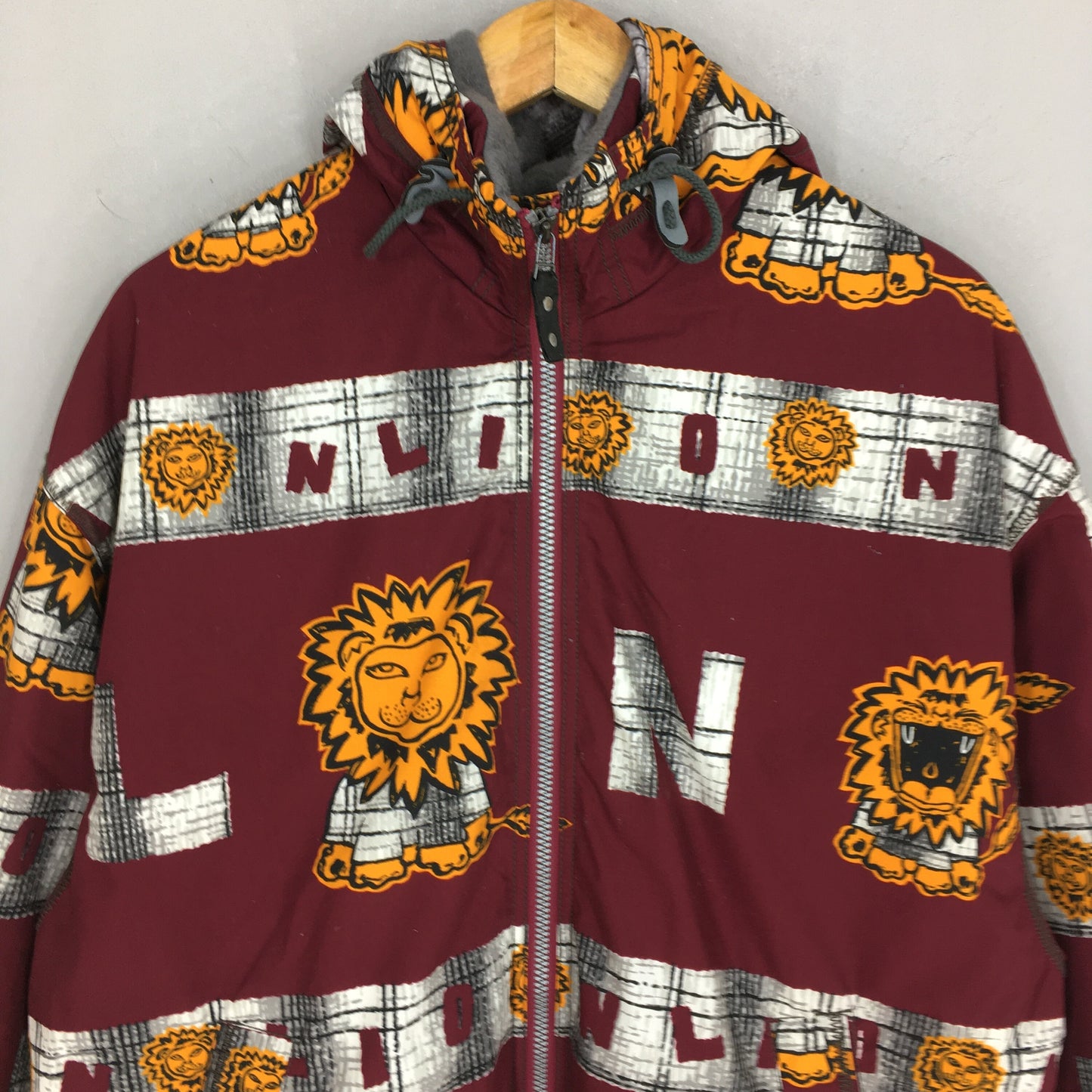 Phenix Ski Wear Pop Art Lion Winter Jacket Large