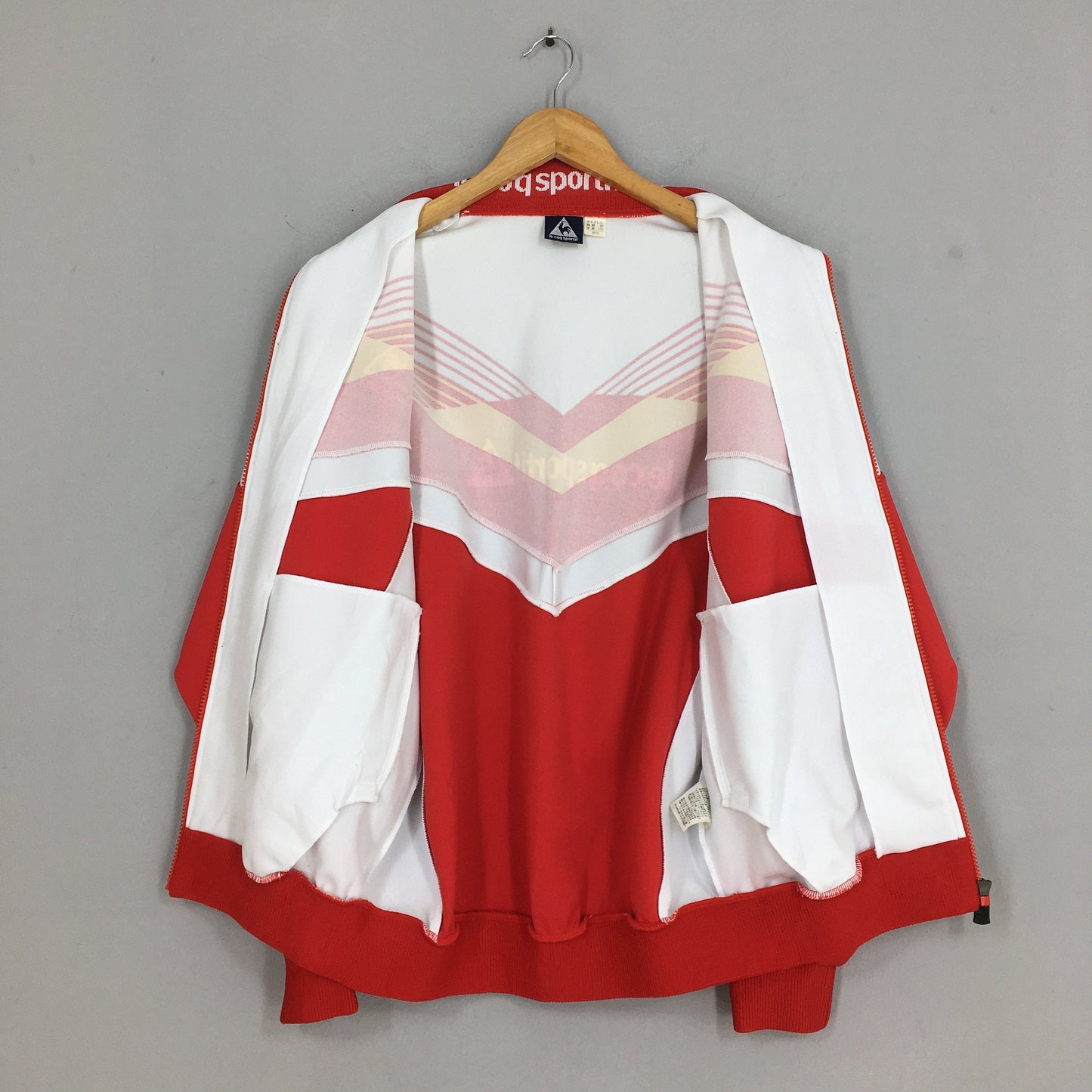 Le Coq Sportif Colorblock Track Top Jacket Large