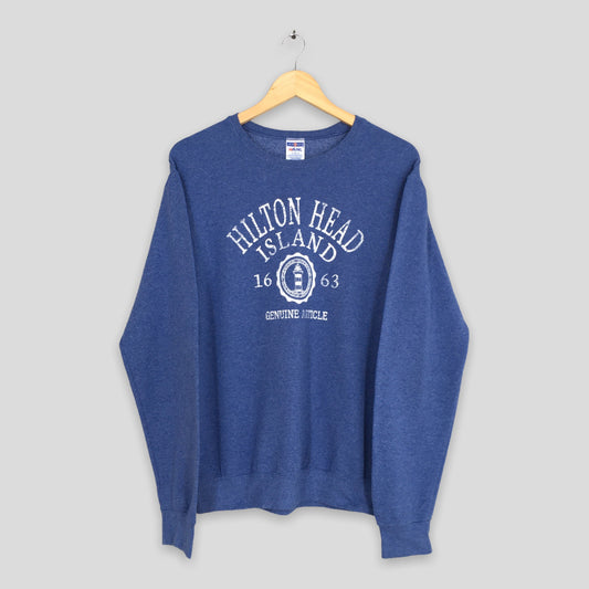 Hilton Head Island Blue Sweatshirt Small