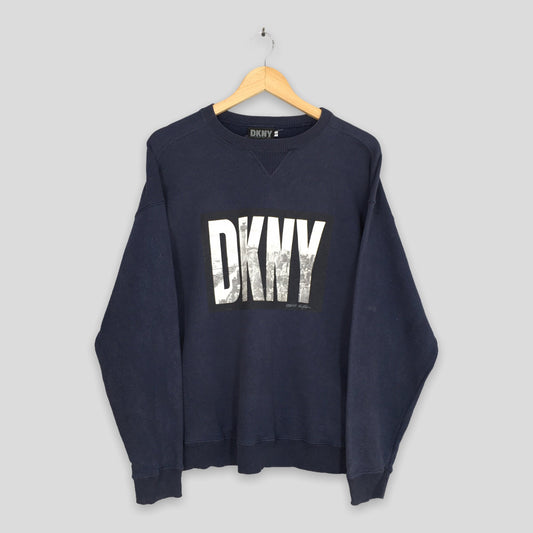 Dkny Jeans Blue Sweatshirt Medium