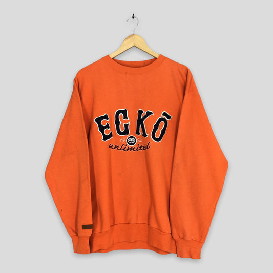 Ecko Function Orange Sweatshirt Large