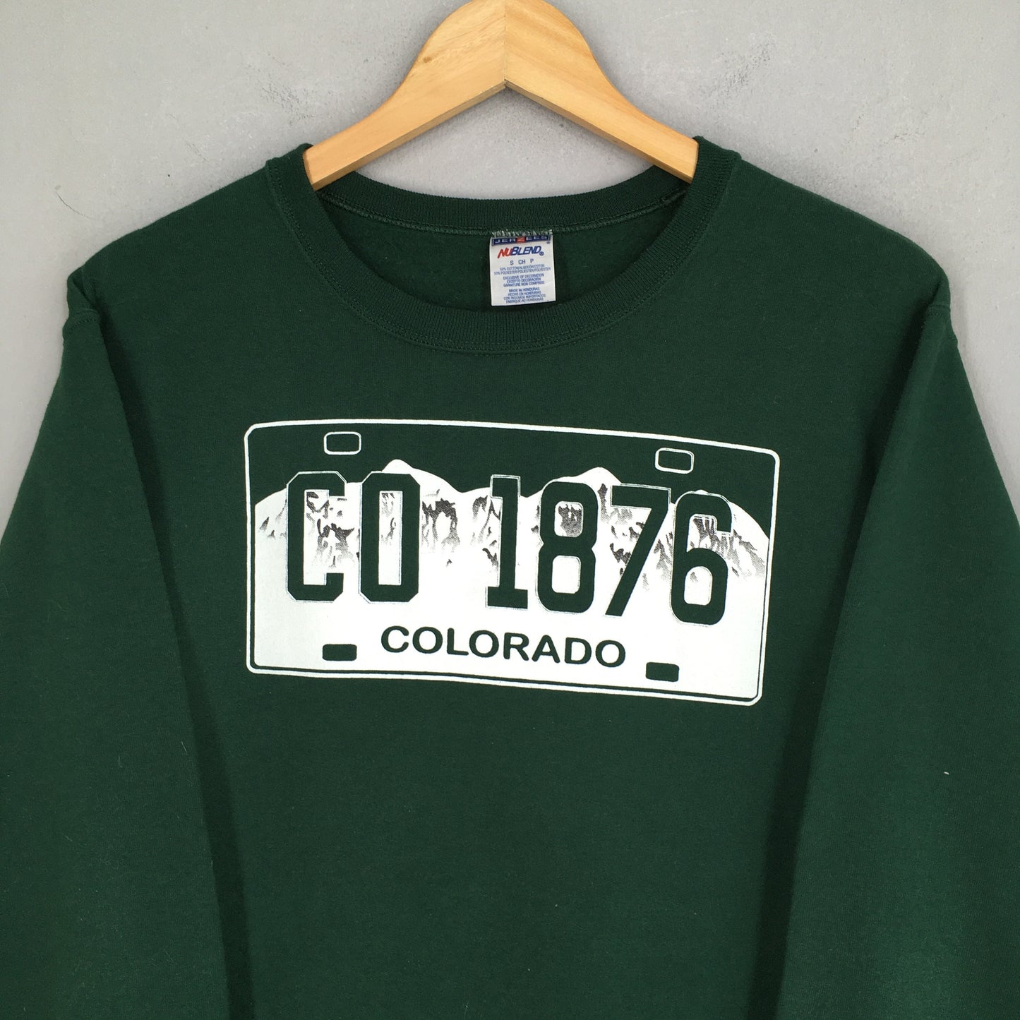 State Of Colorado Green Sweatshirts Small