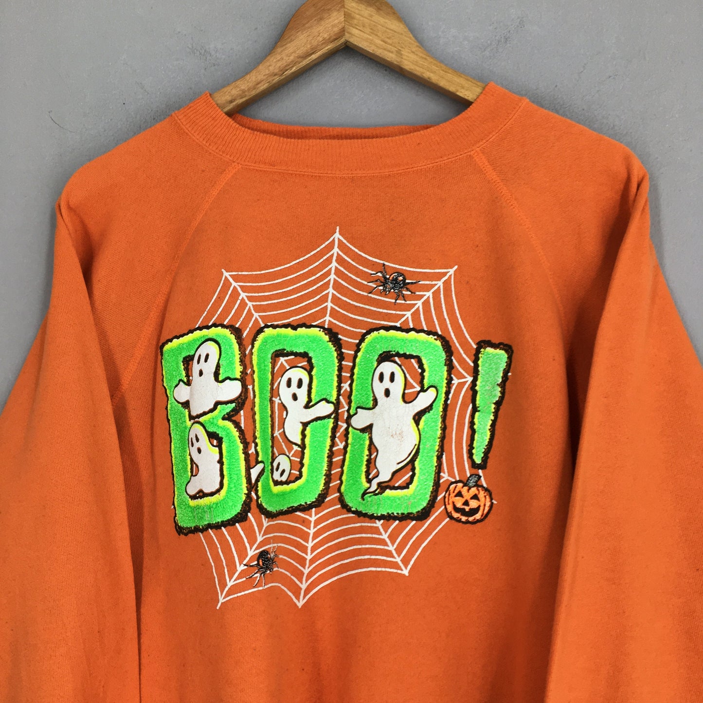 Happy Halloween Scary Ghost Boo Sweatshirt XLarge