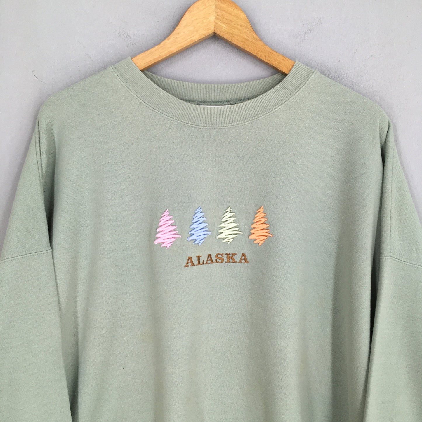 Alaska US State Green Sweatshirt XXLarge