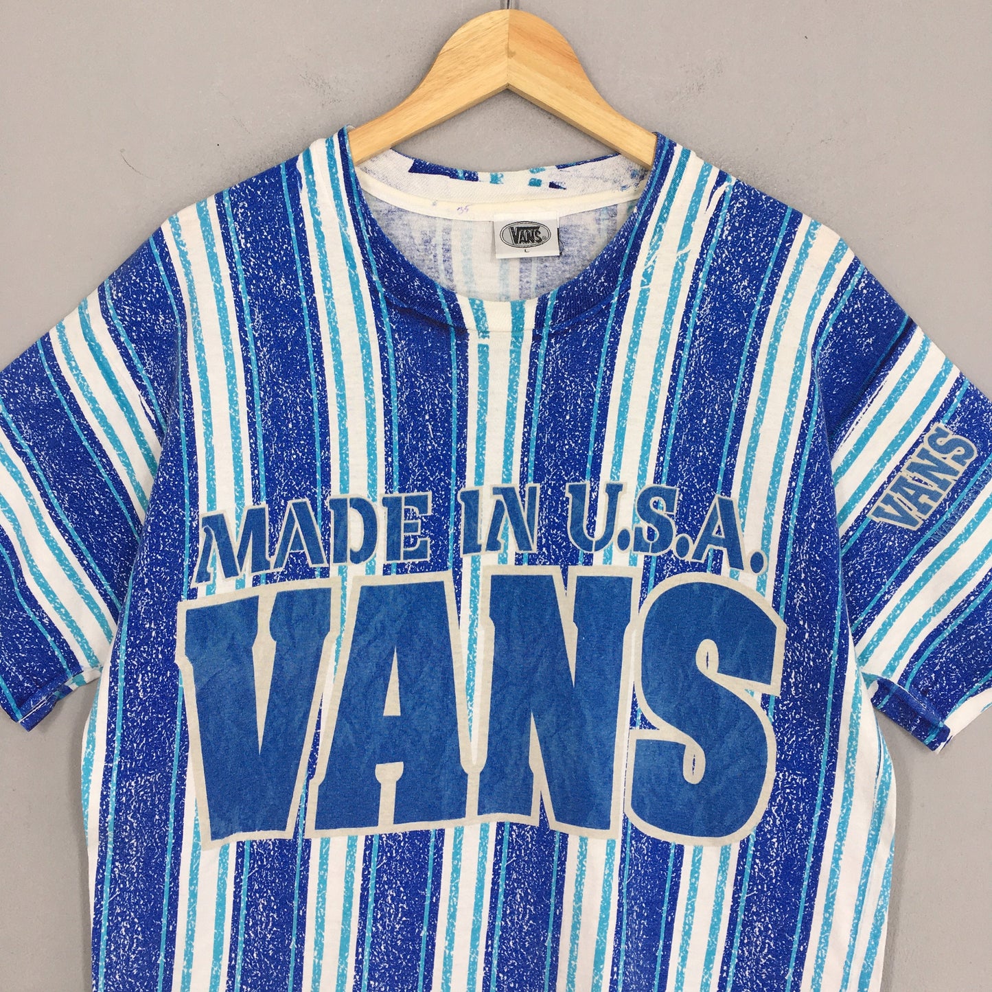 Vans Usa Stripes T shirt Large