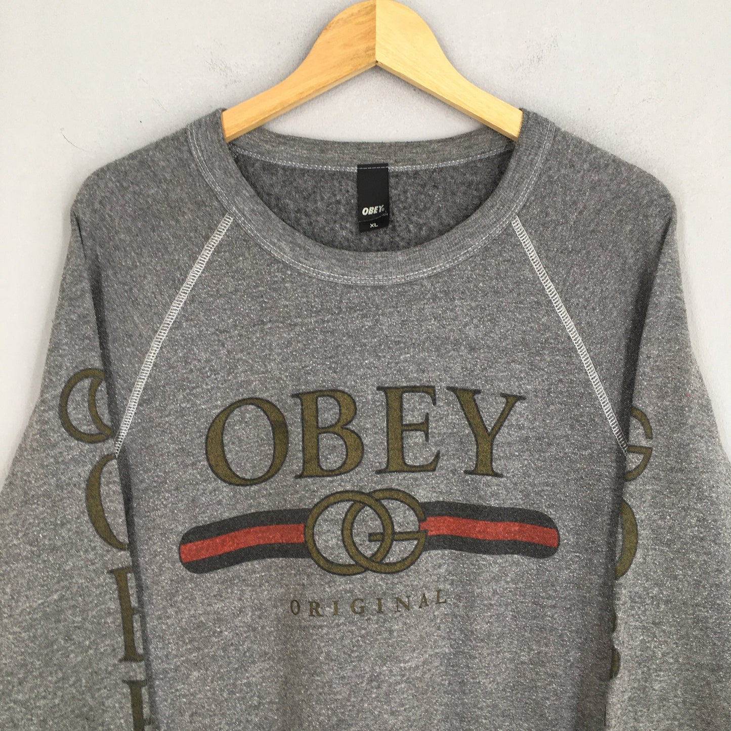 Obey Worldwide Box Logo Sweatshirt XLarge