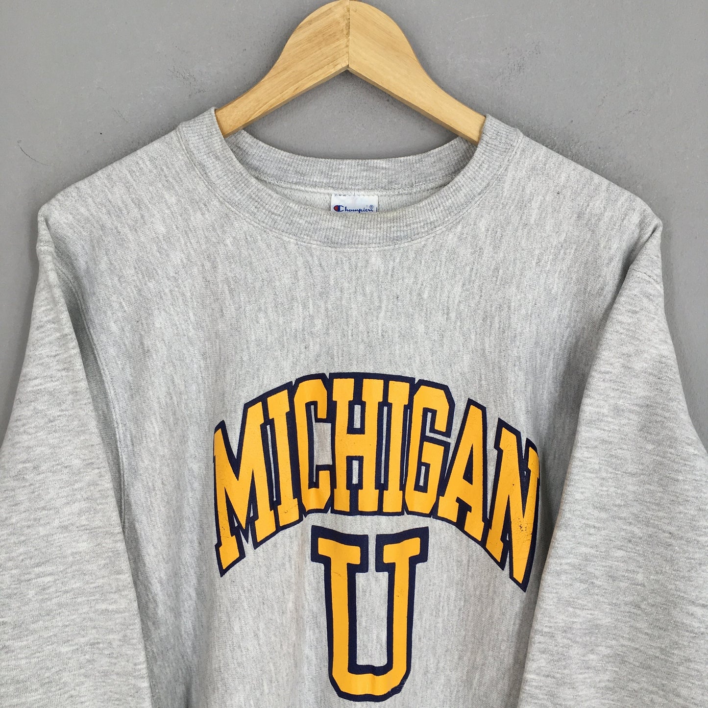 Champion Reverse Weave University Of Michigan Sweatshirt Large