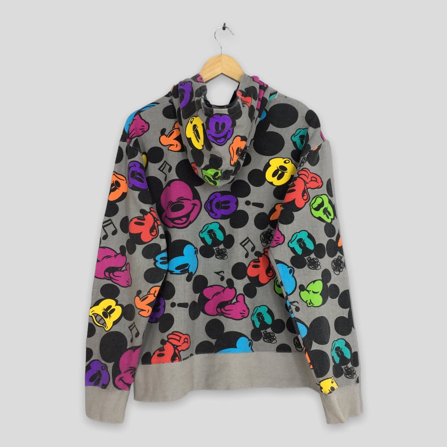 Mickey Mouse And Friends Overprint Sweatshirt Large