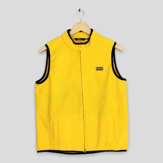 Polo Ralph Lauren Fleece Vest Yellow Medium