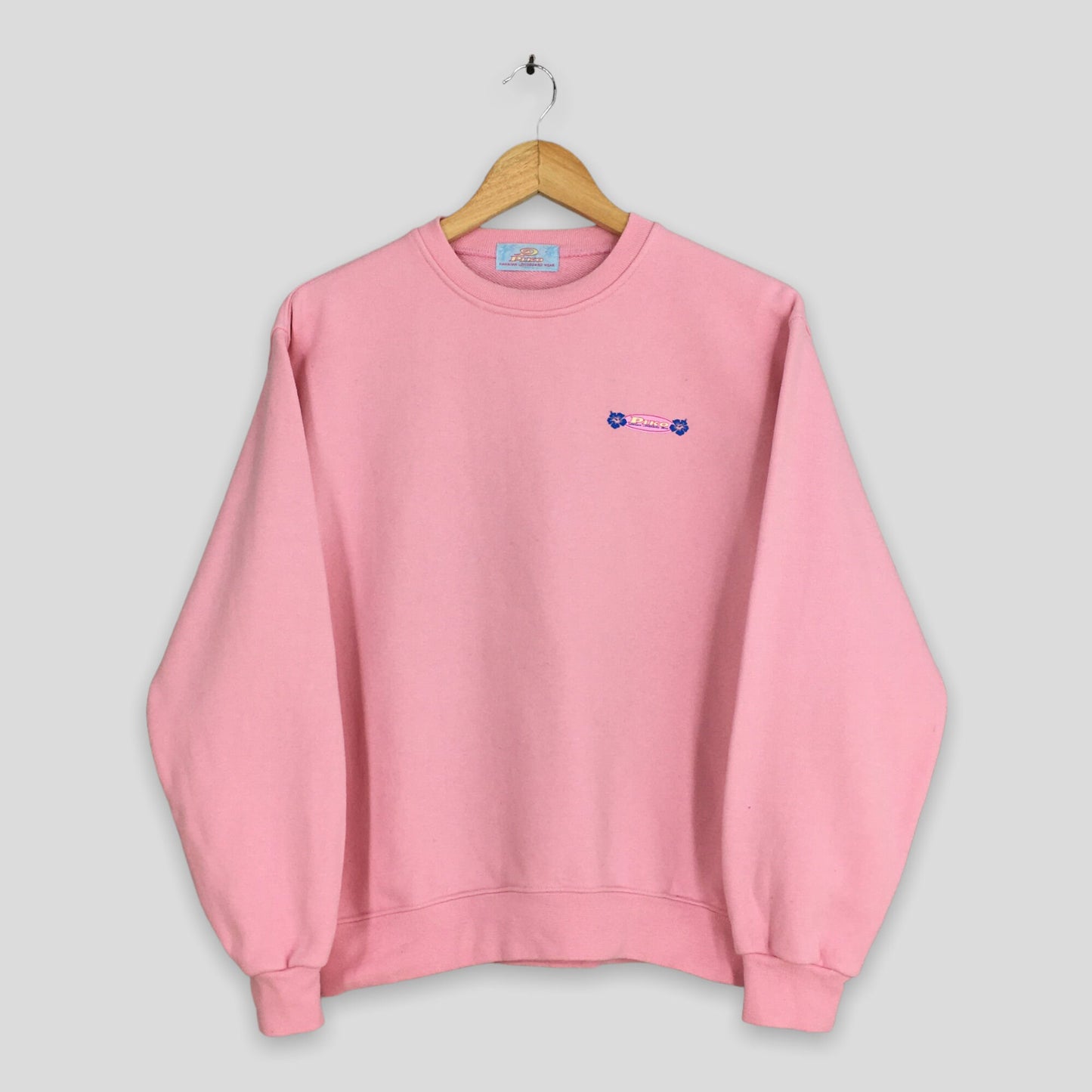 Piko Longboard Surfing Pink Sweatshirt Medium